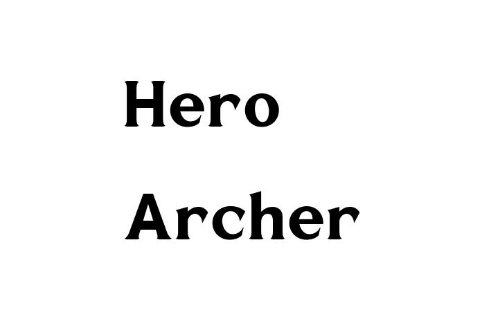 Hero Archer Font - Free Font Download