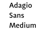 Adagio Sans Medium Font - Free Font Download