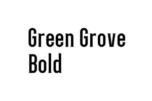 Green Grove Bold Font - Free Font Download