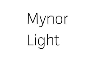 Mynor Light Font - Free Font Download