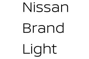 Nissan Brand Light Font - Free Font Download