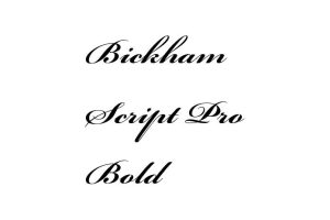 Bickham Script Pro Bold Font - Free Font Download