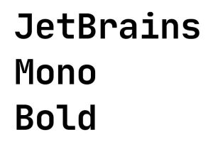 JetBrains Mono Bold Font - Free Font Download