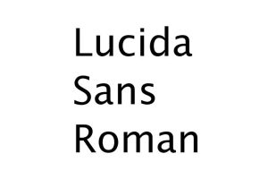 Lucida Sans Roman Font - Free Font Download