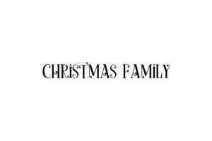 Christmas Family Font - Free Font Download