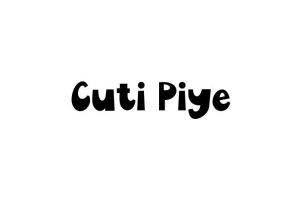 Cuti Piye Font - Free Font Download